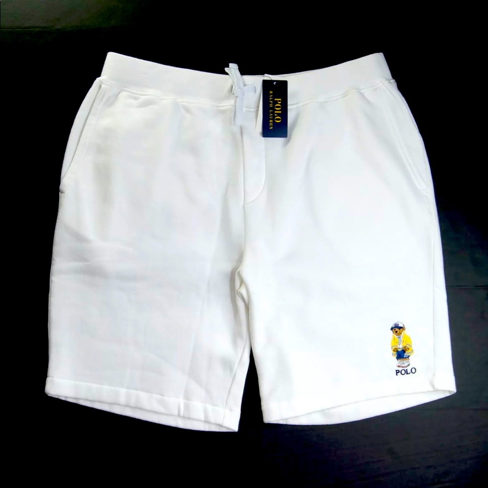 White Polo CP-93 Beer Fleece Shorts
